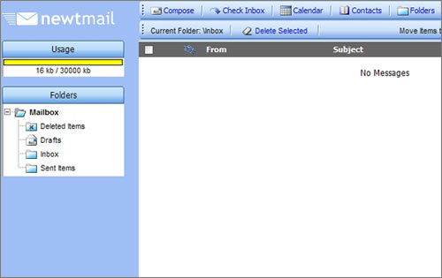 Newt Webmail Home